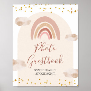 Boho Rainbow är inte en nederfull fotobok Poster