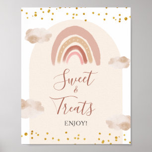 Boho Rainbow är inte en nederfull svett och treat Poster