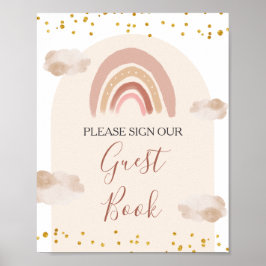 Boho Rainbow är inte hennes gästgäst Bok Poster