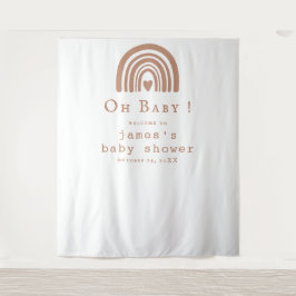Boho Rainbow Baby Shower BackDrop