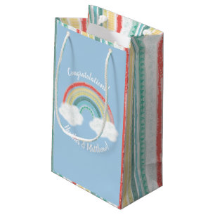 Boho Rainbow Baby Shower Blue Boy