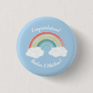 Boho Rainbow Baby Shower Blue Boy Knapp