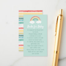 Boho Rainbow Baby Shower Bokar för Baby