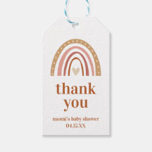 Boho Rainbow Baby Shower-Märkre, Tack