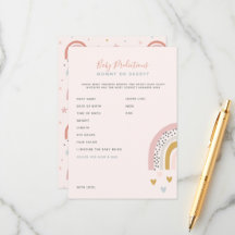 Boho Rainbow Baby Shower Predications & Advice