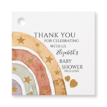 Boho Rainbow Baby Shower Tack