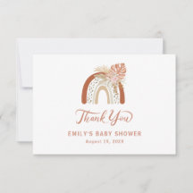 Boho Rainbow Baby Shower