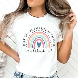 Boho Rainbow, be om vänlighet och inspiration T Shirt
