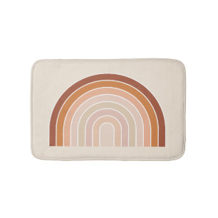 Boho Rainbow Beige Terracotta Badrumsmatta