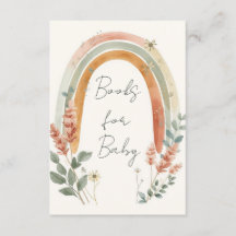 Boho Rainbow Böcker för Bebis Kort – Pampasgräs