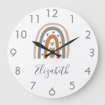 Boho rainbow brunbeige grått vit plantskola söt