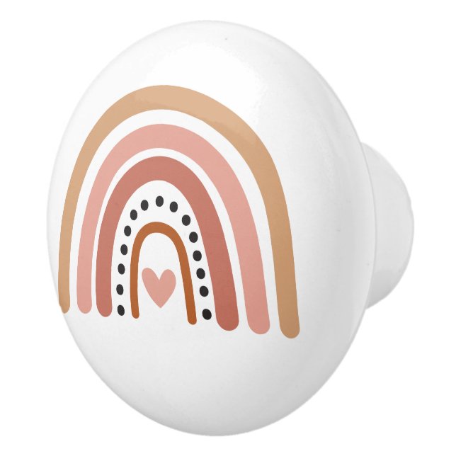 Boho Rainbow Ceramic Knob Knopp (Höger)