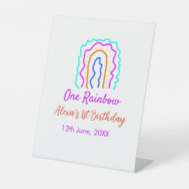 Boho Rainbow en födelsedagspungar en smart retro f