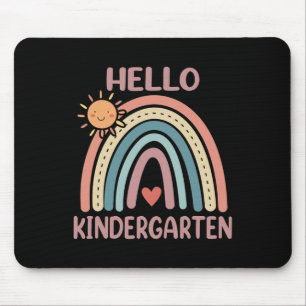 Boho Rainbow Heart för lärare Women Hej Kinder Musmatta