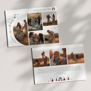 Boho Rainbow & Hearts Joy in All Sak 8 Photo Julkort