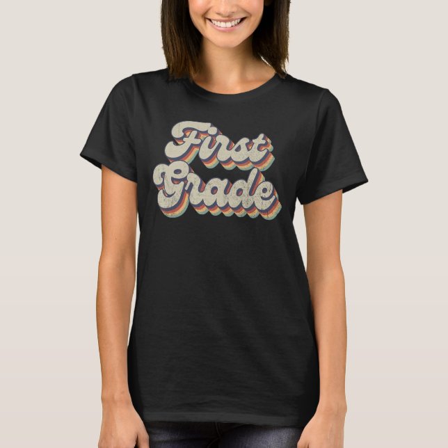 Boho Rainbow Lachning First Klass Lacher T Shirt (Framsida)