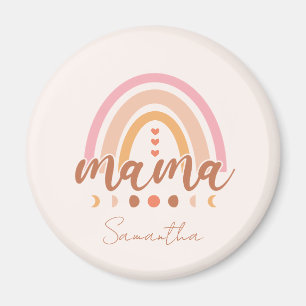 Boho Rainbow Mamma Magnet