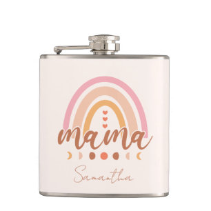 Boho Rainbow Mamma med Måne Phases Fickplunta