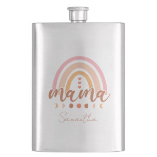 Boho Rainbow Mamma med Måne Phases Fickplunta