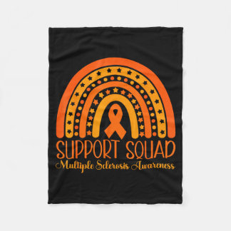 Boho Rainbow Multiple Sclerosis Support Squad  Fleecefilt