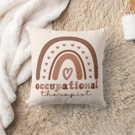 Boho Rainbow OT Occupational Therapist Gifts Kudde