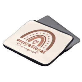 Boho Rainbow OT Occupational Therapist Laptop Fodral