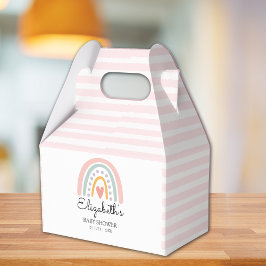 Boho Rainbow | Pastel Baby Shower Girl Presentaskar