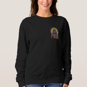 Boho Rainbow Pride subtle Lgbt Cute Heart Flagga E T Shirt