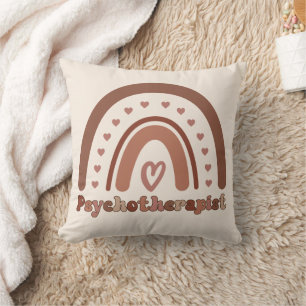 Boho Rainbow Psykoterapist Therapist Kudde