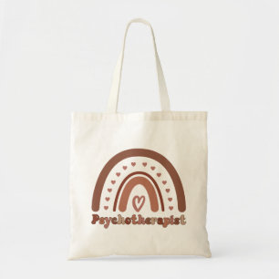 Boho Rainbow Psykoterapist Therapist Tygkasse