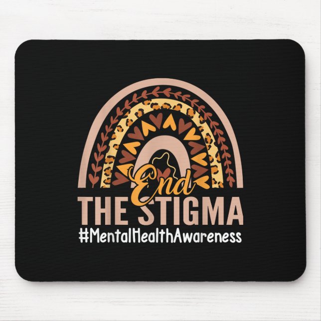 Boho Rainbow stoppar Stigma Mental Health Awarenes Musmatta (Framsidan)