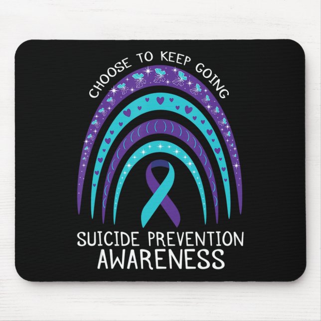 Boho Rainbow Suicide Awareness Mental Health Musmatta (Framsidan)