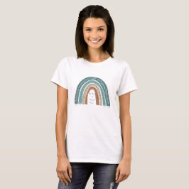 Boho Rainbow T-Shirt - Konstnärliga Vår Stil