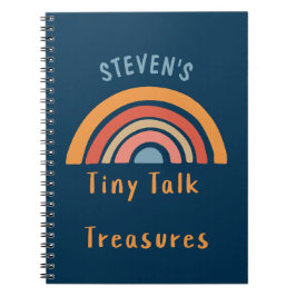 Boho Rainbow Tiny Talk Treasures Personlig Anteckningsbok
