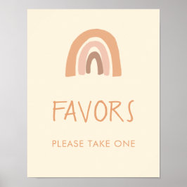 Boho Rainbow, var vänlig ta ett favorittecken Poster