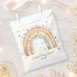 Boho Rainbow Watercolor Baby Shower