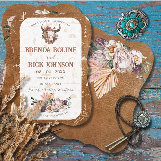 Boho Ranch bröllopsinbjudan Inbjudningar (Skapare uppladdad)