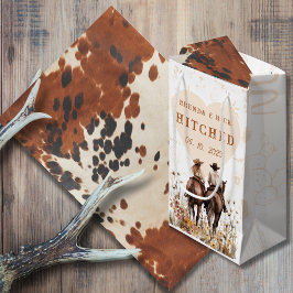 Boho Ranch Hitched Bröllop Gift Bag