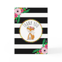 Boho Rand Fox Baby Shower Tack