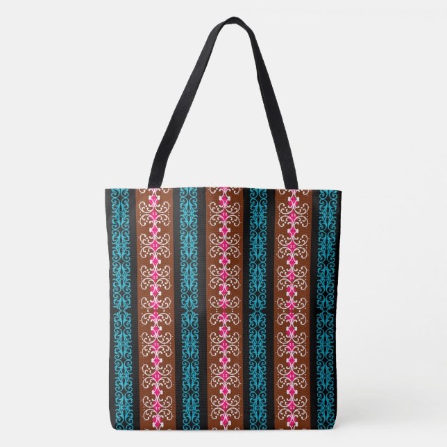 Boho-randig Tygkasse (Framsida)