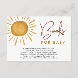 Boho Ray of Sunshine Bokar för Baby Tilläggskort