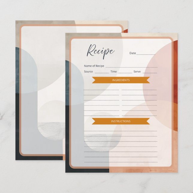 Boho Recipe Papprare Lakan (Fram/baksida)