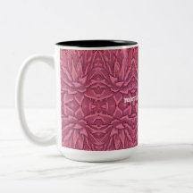 Boho Red Agave Affirmations Mugg