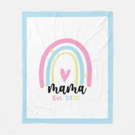 Boho Regnbåge Anpassad Mamma Grundad År Minnessake Fleecefilt