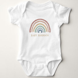 Boho Regnbåge Baby T Shirt