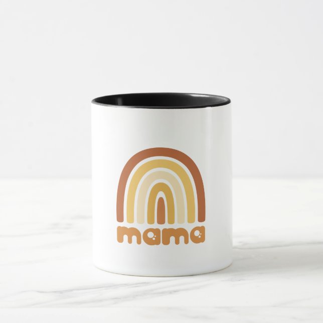 Boho Regnbåge Mamma Mugg (Center)