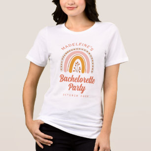 Boho regnbåge möhippa t shirt