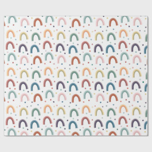 Boho regnbåge presentpapper
