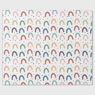 Boho regnbåge presentpapper