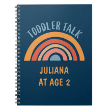 Boho Regnbåge Roligt Småbarn Prata Personligt